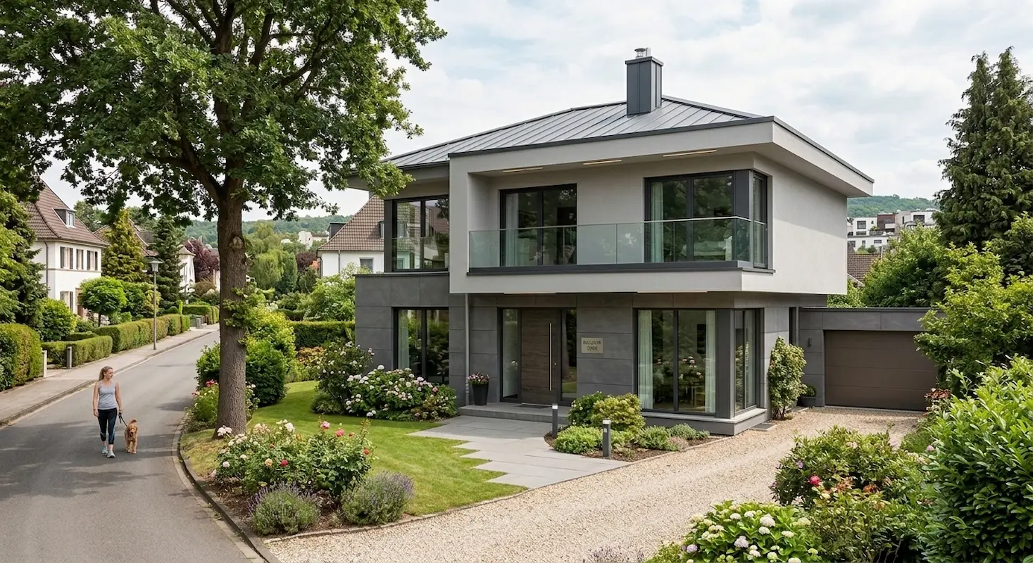 Einfamilienhaus als Beispiel für den Hausverkauf – Checkliste für Eigentümer